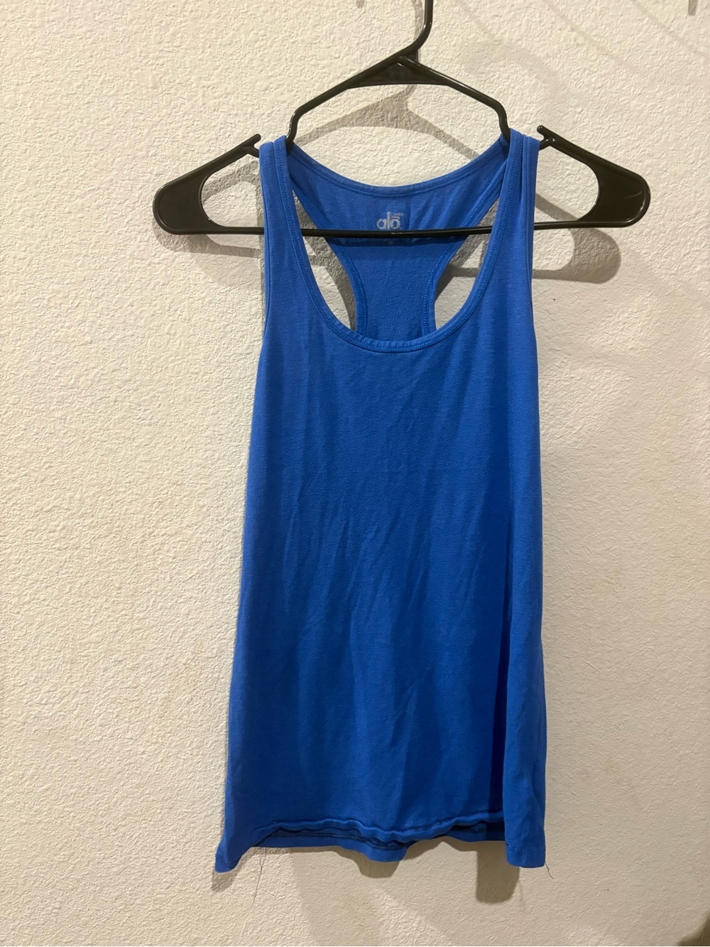 ALO Yoga Women's Racerback Tank Top in Cobalt